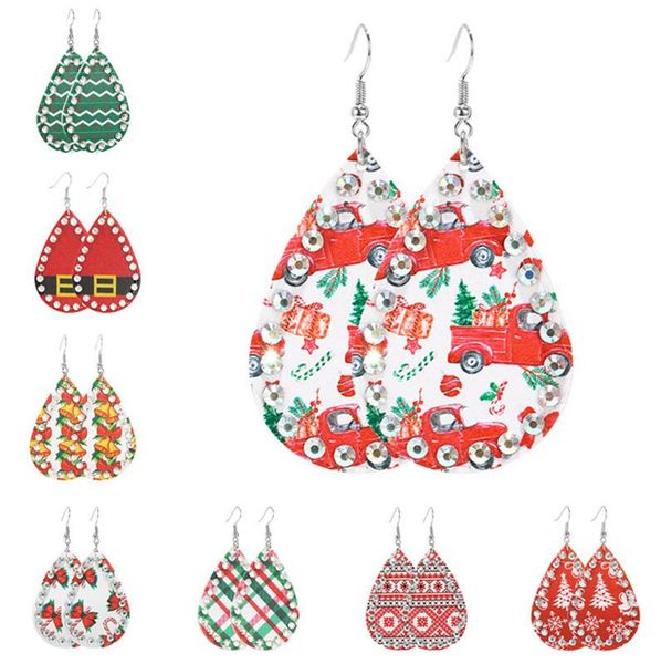 popular pu leather earrings designers diamond christmas tree earrings snowman santa claus waterdrop earrings long drop for women d9210, Red;brown
popular pu leather earrings designers diamond christmas tree earrings snowman santa claus waterdrop earrings long drop for women d9210, Red;brown
