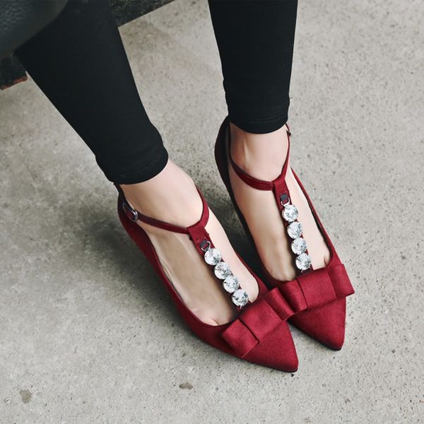 spring tip toe t tie buckle rhinestone stiletto heels fashion show field high-heeled shoes red black size 32-48 ing
spring tip toe t tie buckle rhinestone stiletto heels fashion show field high-heeled shoes red black size 32-48 ing