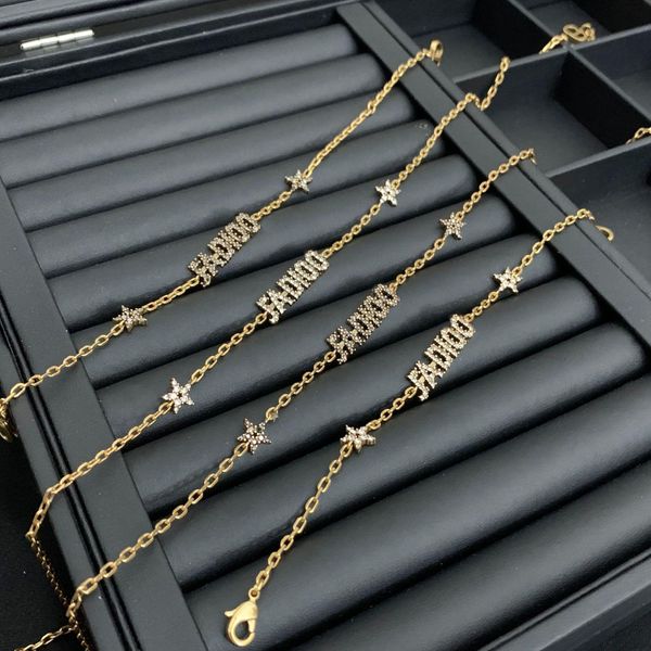 d home letter star bracelet female dijia high version five-pointed star rhinestone necklace, Golden;silver
d home letter star bracelet female dijia high version five-pointed star rhinestone necklace, Golden;silver
