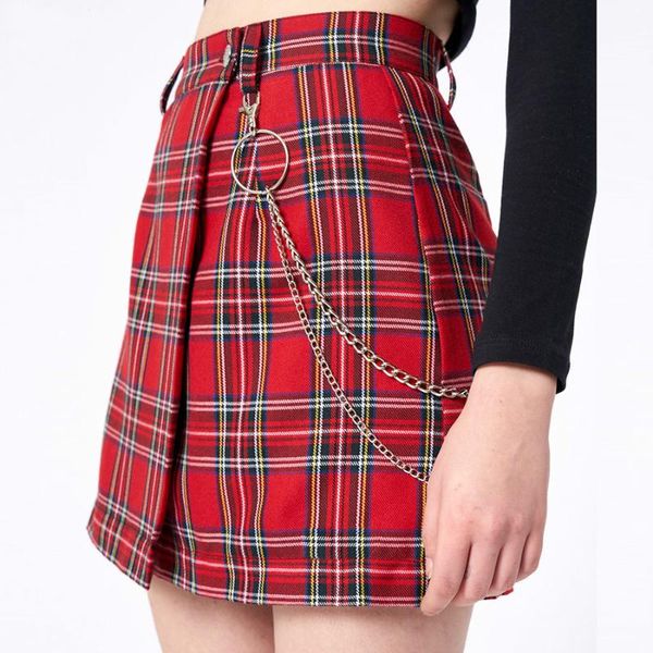skirts nibber spring vintage red plaid mini women 2021 summer fashion office lady club party casual short pleated mujer, Black
skirts nibber spring vintage red plaid mini women 2021 summer fashion office lady club party casual short pleated mujer, Black