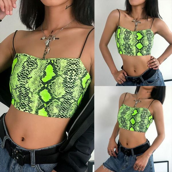 2020 новых женщин лета тельняшки crop tops женщин рукавов clubwear сексуальный рубашка майка блуза моды флуоресцентные змеиной кожи жилет го, White
2020 новых женщин лета тельняшки crop tops женщин рукавов clubwear сексуальный рубашка майка блуза моды флуоресцентные змеиной кожи жилет го, White