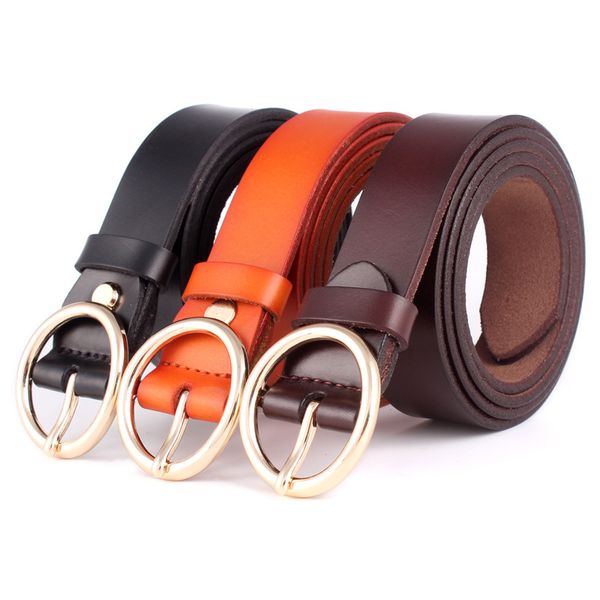 the new round cowhide belt ladies personality cowhide belt casual round buckle pin buckle, Black;brown
the new round cowhide belt ladies personality cowhide belt casual round buckle pin buckle, Black;brown