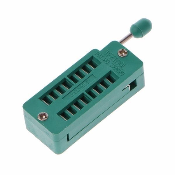 2.54mm green dip test universal zif ic socket welding type 16 20 24 28 40 p pin
2.54mm green dip test universal zif ic socket welding type 16 20 24 28 40 p pin