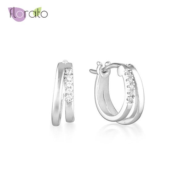 10mm 925 sterling silver small hoop earrings charming white zircon silver earrings for women round circle jewelry, Golden;silver
10mm 925 sterling silver small hoop earrings charming white zircon silver earrings for women round circle jewelry, Golden;silver