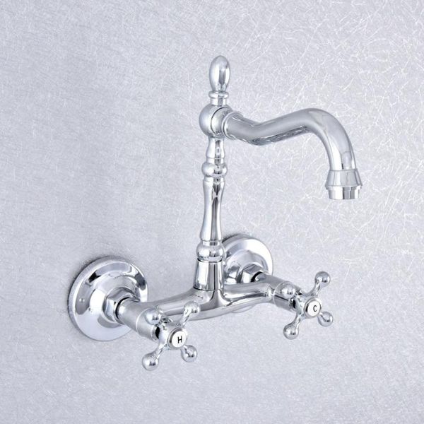 polished chrome bathroom faucet wall mounted basin faucet 360 degree swivel spout double handle cold water mixer tap lsf785
polished chrome bathroom faucet wall mounted basin faucet 360 degree swivel spout double handle cold water mixer tap lsf785