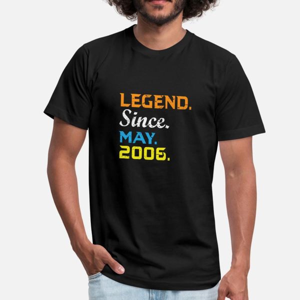 may 2006 13th birthday t shirt men custom tee shirt s-xxxl natural fitness new fashion spring slim shirt