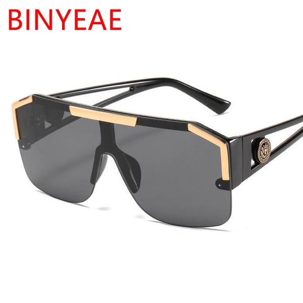 men 2020 fashion black gradient oversized shield sunglasses hollow legs sun glasses women big shades square rimless eyewear, White;black
men 2020 fashion black gradient oversized shield sunglasses hollow legs sun glasses women big shades square rimless eyewear, White;black