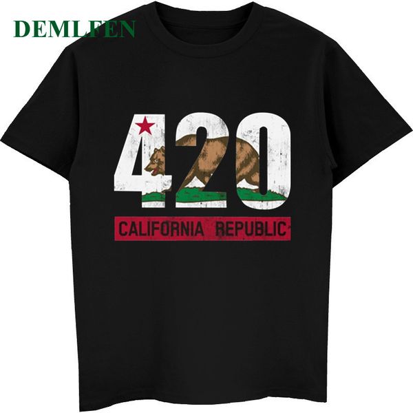 420 california republic flag t shirt men's short sleeve cotton o-neck t-shirts casual male hip hop tees cool streetwear
420 california republic flag t shirt men's short sleeve cotton o-neck t-shirts casual male hip hop tees cool streetwear