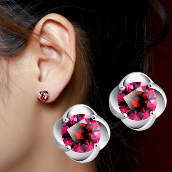 classic cute red cubic zirconia earrings for kids girls children jewelry small crystal silver plated earring brincos earings, Golden;silver
classic cute red cubic zirconia earrings for kids girls children jewelry small crystal silver plated earring brincos earings, Golden;silver