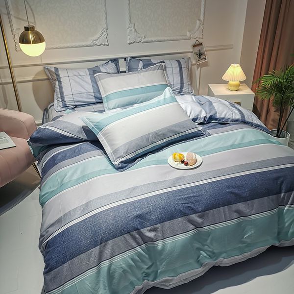 100% cutton cartoon colorful dots grid stripe series super breathe skin friendly king size luxury comforters bedding sets ams29039
100% cutton cartoon colorful dots grid stripe series super breathe skin friendly king size luxury comforters bedding sets ams29039
