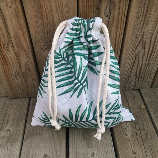 gift wrap yile 1pc cotton linen drawstring sorted pouch party bag home storage print green leaf 81031c
gift wrap yile 1pc cotton linen drawstring sorted pouch party bag home storage print green leaf 81031c