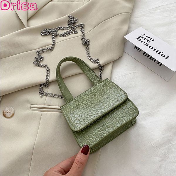 driga 2020 new small women bags fashion shoulder crossbody bag handbags flap bag alligator leather bags chain
driga 2020 new small women bags fashion shoulder crossbody bag handbags flap bag alligator leather bags chain