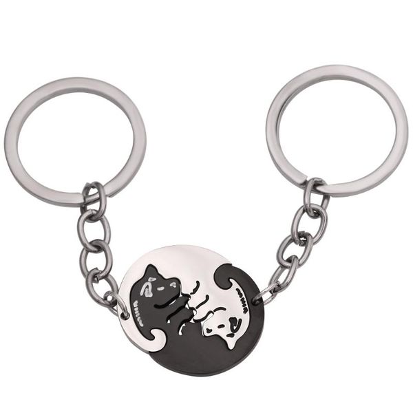 loyalty dog cute cat keychain animal separable spliced chain pendant keyring for couples lovers back to school friendship gifts, Silver
loyalty dog cute cat keychain animal separable spliced chain pendant keyring for couples lovers back to school friendship gifts, Silver