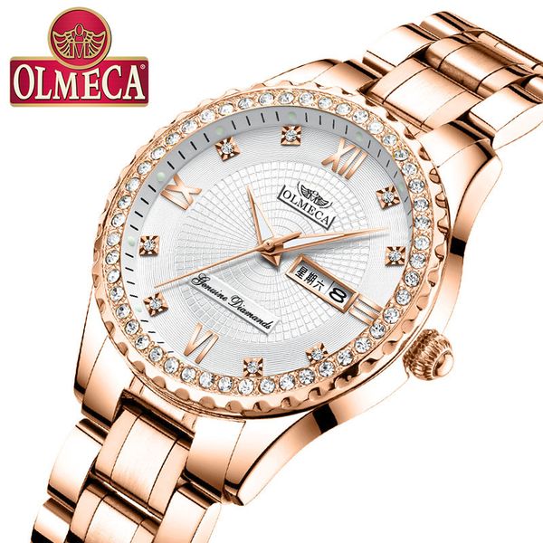 omegel diamond fashionable watch womens casual waterproof calendar ladies watch steel belt quartz watch, Slivery;brown
omegel diamond fashionable watch womens casual waterproof calendar ladies watch steel belt quartz watch, Slivery;brown
