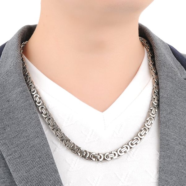 chains tisnium 8mm men necklace stainless steel cuban link hip-hop choker brake gold flat rock male accessories gift, Silver
chains tisnium 8mm men necklace stainless steel cuban link hip-hop choker brake gold flat rock male accessories gift, Silver