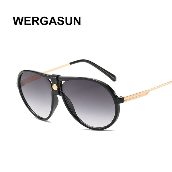 wergasun fashion oversized pilot sunglasses women uv400 retro brand designer big frame men sunglasses for female ladies eyewear, White;black
wergasun fashion oversized pilot sunglasses women uv400 retro brand designer big frame men sunglasses for female ladies eyewear, White;black