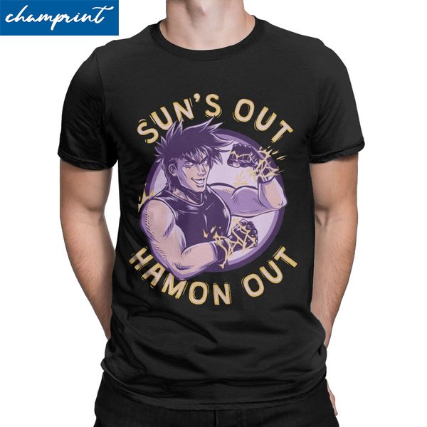 sun's out hamon out t shirts for men funny t-shirts jojos bizarre adventure anime jjba manga tees short sleeve gift idea
sun's out hamon out t shirts for men funny t-shirts jojos bizarre adventure anime jjba manga tees short sleeve gift idea