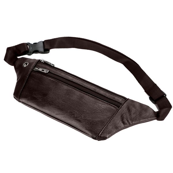 new arrival genuine leather waist bag/grain leather waist pack/fanny pack 3 zipper pockets waterproof reddish brown 
new arrival genuine leather waist bag/grain leather waist pack/fanny pack 3 zipper pockets waterproof reddish brown