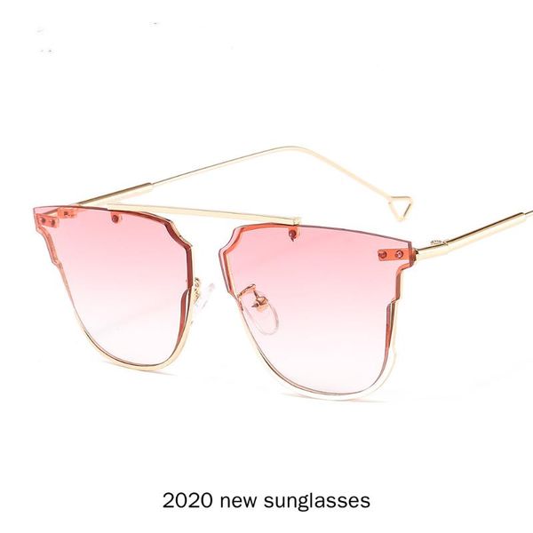 2020 oversized rimless cat sunglasses for women brand designer female round goggles uv400 with box nx, White;black
2020 oversized rimless cat sunglasses for women brand designer female round goggles uv400 with box nx, White;black
