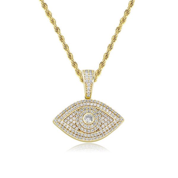 iced out full zircon eye of god pendant necklace with 24inch rope chain gold silver plated mens women hip hop jewelry gift
iced out full zircon eye of god pendant necklace with 24inch rope chain gold silver plated mens women hip hop jewelry gift