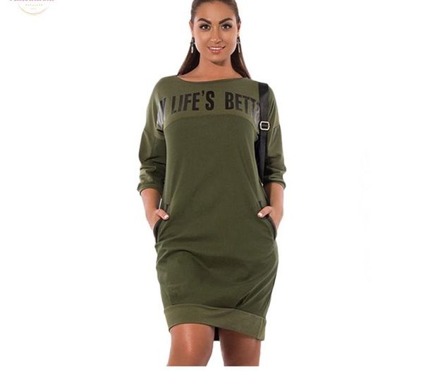 2020 5xl 6xl plus size dress casual autumn clothing three quarter sleeve letters print women straight dress casual mini dress, Black;gray
2020 5xl 6xl plus size dress casual autumn clothing three quarter sleeve letters print women straight dress casual mini dress, Black;gray