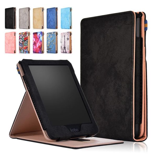 cgjxsmulti -angle stand flip pu leather cover print &solid color magnet smart book case with hand belt for kobo clara hd 6 inch tablet e -bo
cgjxsmulti -angle stand flip pu leather cover print &solid color magnet smart book case with hand belt for kobo clara hd 6 inch tablet e -bo