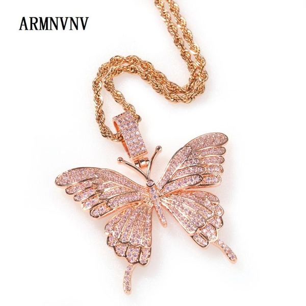 armnvnv розовый кубический циркон животных бабочки ожерелье iced out теннис цепи для мужчин женщины хип-хоп рок jewelry, Silver
armnvnv розовый кубический циркон животных бабочки ожерелье iced out теннис цепи для мужчин женщины хип-хоп рок jewelry, Silver