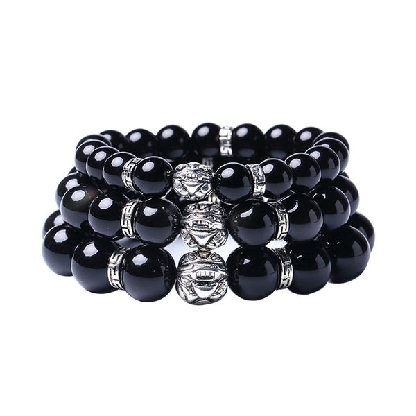black natural obsidian stone beaded bracelets fengshui tibetan-silver pixiu bracelet for men women wristband bracelet jewelry, Golden;silver
black natural obsidian stone beaded bracelets fengshui tibetan-silver pixiu bracelet for men women wristband bracelet jewelry, Golden;silver