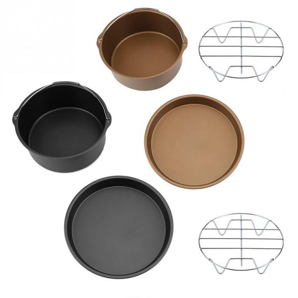3 in 1 8 inch multifunctional air fryer accessories set bread shelf cake barrel pizza pan kitchen cooking tools
3 in 1 8 inch multifunctional air fryer accessories set bread shelf cake barrel pizza pan kitchen cooking tools
