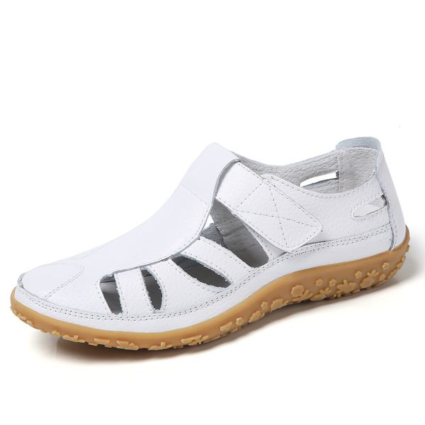 summer sandals hollow hole shoes leather shoes peas leisure mother's female nurses white soulier femme wedge booties, Black
summer sandals hollow hole shoes leather shoes peas leisure mother's female nurses white soulier femme wedge booties, Black