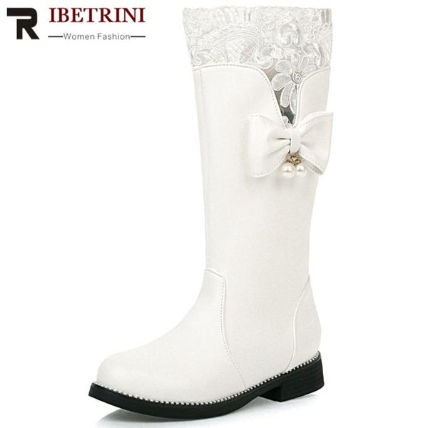 ribetrini women butterfly knot pearl sewing knee high shoes women winter lace low heel boots fashion black boots
ribetrini women butterfly knot pearl sewing knee high shoes women winter lace low heel boots fashion black boots