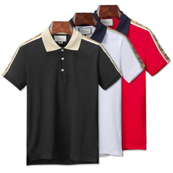 2019 designer stripe polo shirt t shirts snake polos bee floral embroidery mens high street fashion horse polo t-shirt, White;black
2019 designer stripe polo shirt t shirts snake polos bee floral embroidery mens high street fashion horse polo t-shirt, White;black