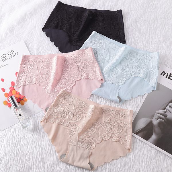 new women's lace underwear large size cotton inner thin viscose fiber breathable mid-waist briefs factory outlet, Black;pink
new women's lace underwear large size cotton inner thin viscose fiber breathable mid-waist briefs factory outlet, Black;pink