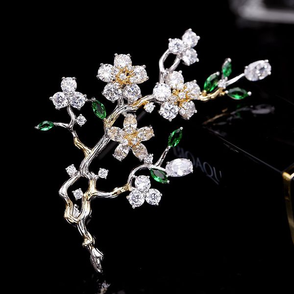 new elegant plum blossom flower brooches pin lady scarf buckle brooch wedding jewelry accessory for women cubic zirconiahr04091, Gray
new elegant plum blossom flower brooches pin lady scarf buckle brooch wedding jewelry accessory for women cubic zirconiahr04091, Gray
