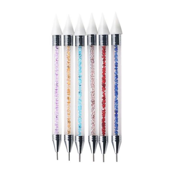 double-ended nail point drill pen diamond penholde rhinestone picker wax dotting pencil diy manicure dotting tool nail art point drill pen, Silver
double-ended nail point drill pen diamond penholde rhinestone picker wax dotting pencil diy manicure dotting tool nail art point drill pen, Silver