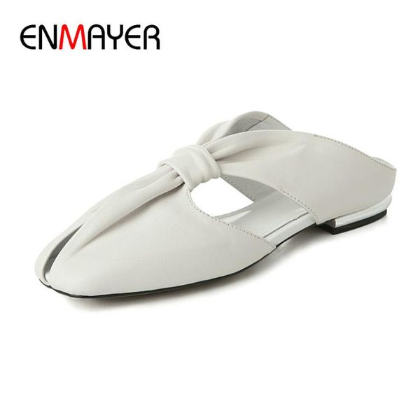 enmayer genuine leather women shoes spring/autumn solid outside sweet white round toe sewing low heels women slippers 34-40, Black
enmayer genuine leather women shoes spring/autumn solid outside sweet white round toe sewing low heels women slippers 34-40, Black