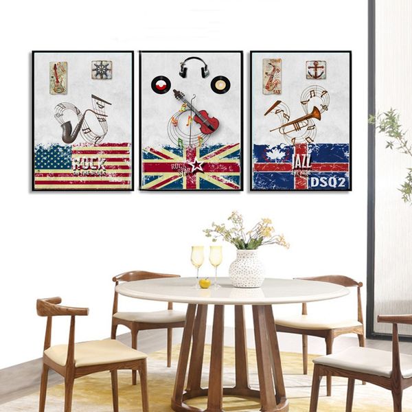 gohipang nordic music instrument poster guitar trumpet canvas vintage painting decorative wall art picture for living room decor
gohipang nordic music instrument poster guitar trumpet canvas vintage painting decorative wall art picture for living room decor