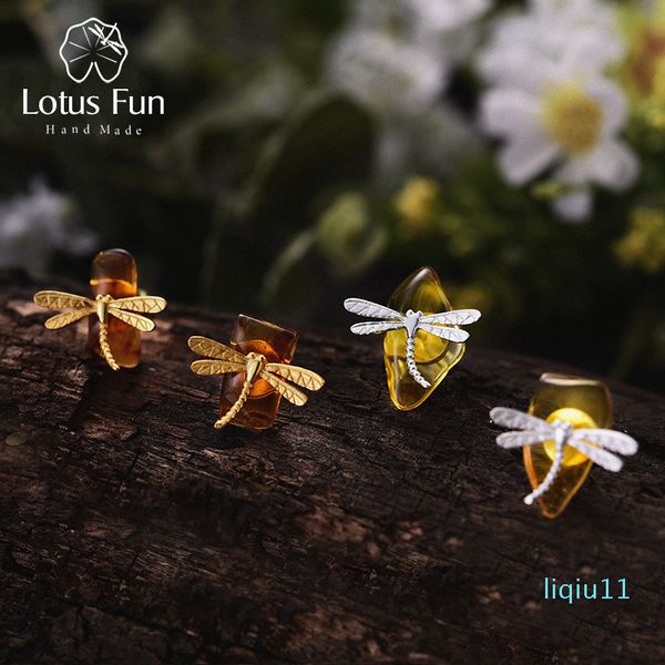 lotus fun real 925 sterling silver natural amber handmade fine jewelry 18k gold cute dragonfly stud earrings for11, Golden;silver
lotus fun real 925 sterling silver natural amber handmade fine jewelry 18k gold cute dragonfly stud earrings for11, Golden;silver
