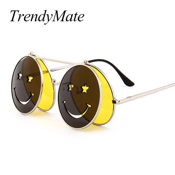 sunglasses 2021 fashion vintage round retro steampunk classic double layer clamshell design sun glasses 1224t, White;black
sunglasses 2021 fashion vintage round retro steampunk classic double layer clamshell design sun glasses 1224t, White;black