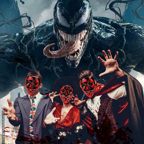 scary halloween mask venom mask led light up mask eco-friendly material cosplay for halloween festival party
scary halloween mask venom mask led light up mask eco-friendly material cosplay for halloween festival party