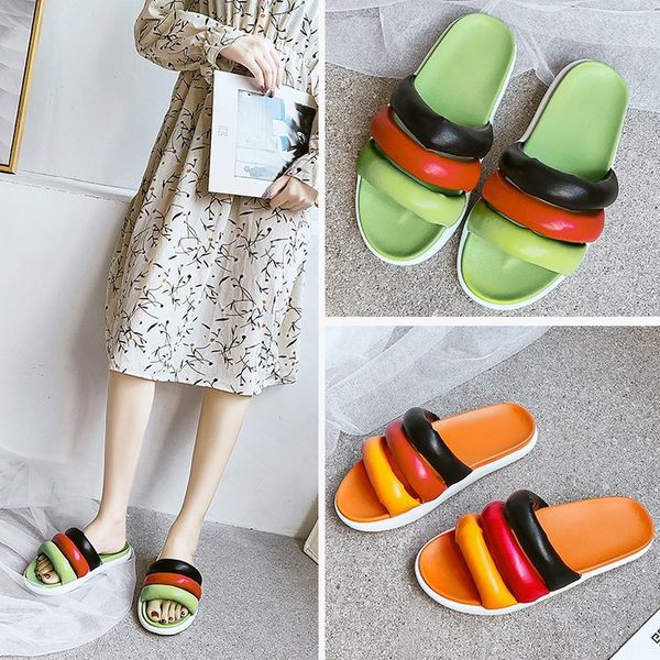 candy color sandals female outer wear 2020 summer new style slipper versatile fashion simple sandals, Black
candy color sandals female outer wear 2020 summer new style slipper versatile fashion simple sandals, Black