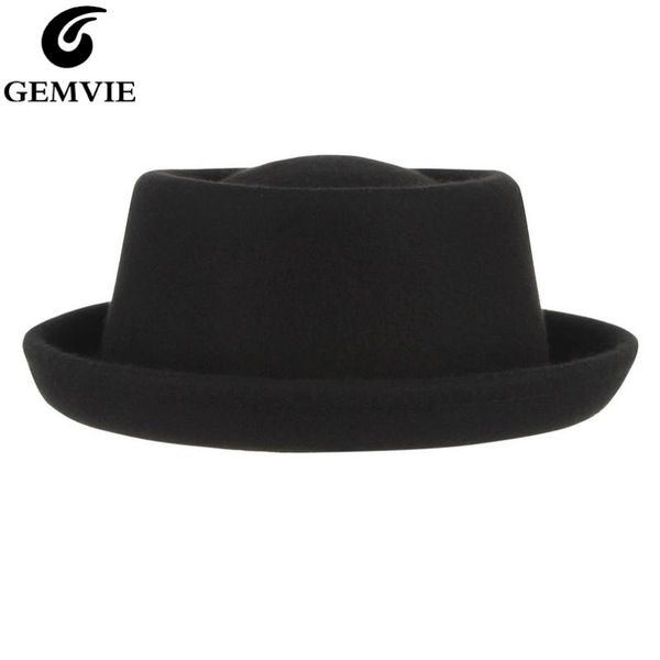 wide brim hats gemvie classic 100% wool soft felt pork pie hat fedora for men women autumn winter curved, Blue;gray
wide brim hats gemvie classic 100% wool soft felt pork pie hat fedora for men women autumn winter curved, Blue;gray