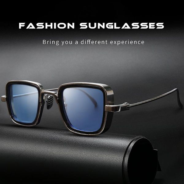 square steampunk men classic brand design retro alloy sunglasses chic plastic material lenses 58157 uv400 eyewear, White;black
square steampunk men classic brand design retro alloy sunglasses chic plastic material lenses 58157 uv400 eyewear, White;black