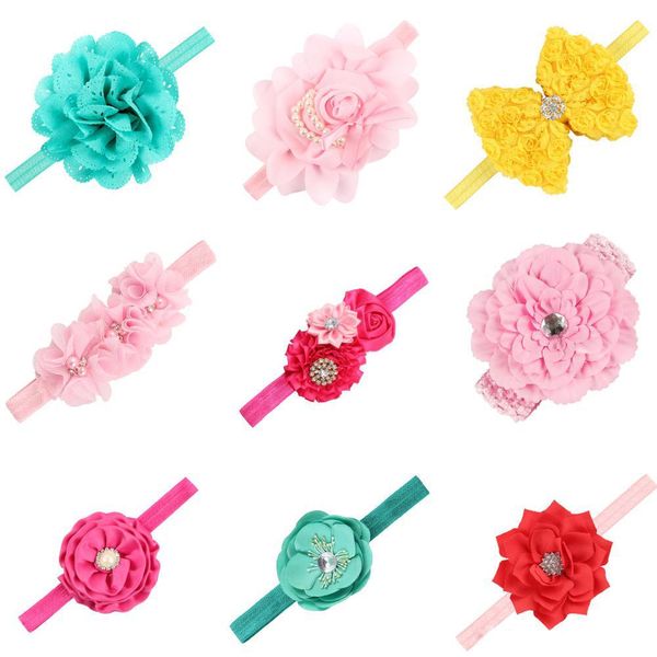 2set headband diy kids polka dot bows flower ribbon elastic hairbands girls hair accessory, Slivery;white
2set headband diy kids polka dot bows flower ribbon elastic hairbands girls hair accessory, Slivery;white