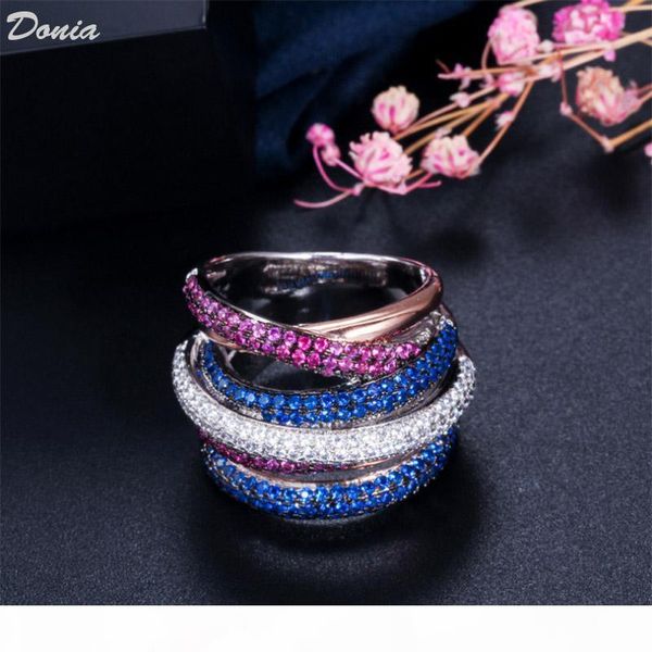donia jewelry european and american popular ring color full zircon ring european and american creative ring gift, Silver
donia jewelry european and american popular ring color full zircon ring european and american creative ring gift, Silver