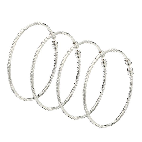 4pcs dubai india simple bangles silver color ethiopian cuff bangle women jewelry, White
4pcs dubai india simple bangles silver color ethiopian cuff bangle women jewelry, White
