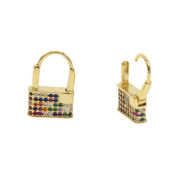 fashion trendy women jewelry 2020 new arrived european unique micro pave cz lock earring for lady, Golden;silver
fashion trendy women jewelry 2020 new arrived european unique micro pave cz lock earring for lady, Golden;silver