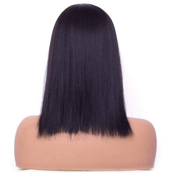 2020 lace front human hair wigs 13x6 short straight wigs 180 density middle part pre plucked hairline with baby hair with baby hair, Black
2020 lace front human hair wigs 13x6 short straight wigs 180 density middle part pre plucked hairline with baby hair with baby hair, Black