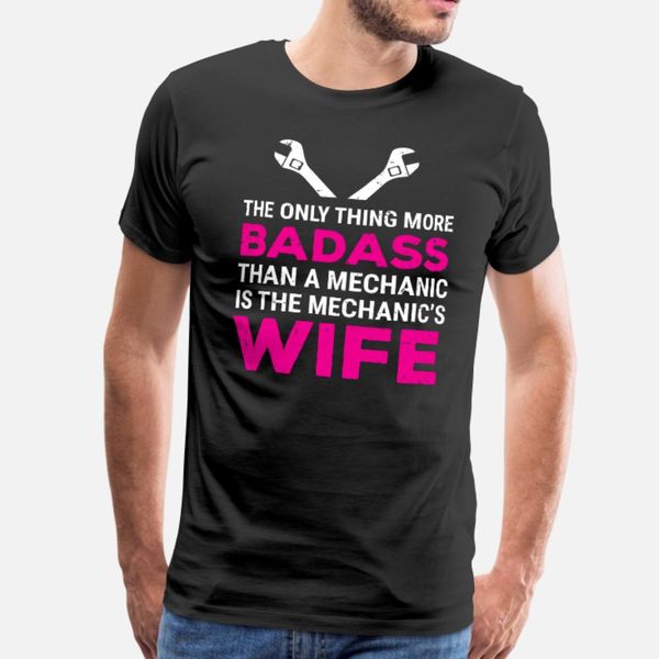 funny badass mechanic's wife mechanic gift t shirt men personalized 100% cotton size s-3xl slim fitness comical summer style leisure sh
funny badass mechanic's wife mechanic gift t shirt men personalized 100% cotton size s-3xl slim fitness comical summer style leisure sh