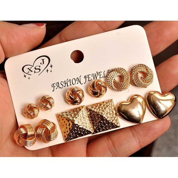stud fashion women jewelry wholesale girls birthday party golden flower heart shape beautiful and 6 pairs / set earring, Golden;silver
stud fashion women jewelry wholesale girls birthday party golden flower heart shape beautiful and 6 pairs / set earring, Golden;silver